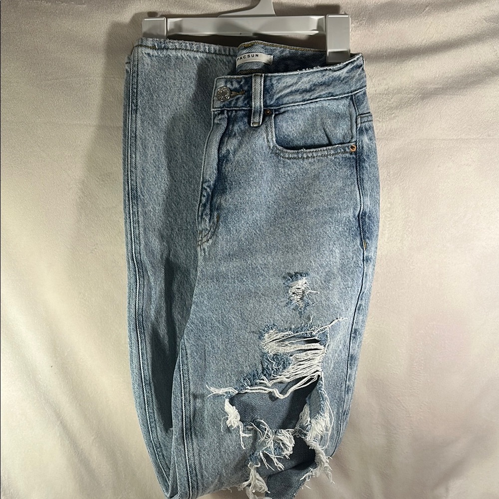 PacSun 90’s Boyfriend Distressed Light Blue Jeans